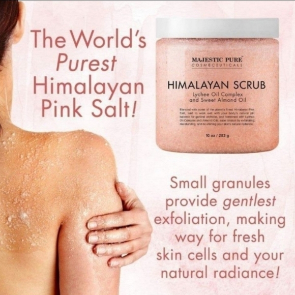 Majestic Pure Himalayan Exfoliating Salt Scrub (NEW & SEALED) - Picture 7 of 9